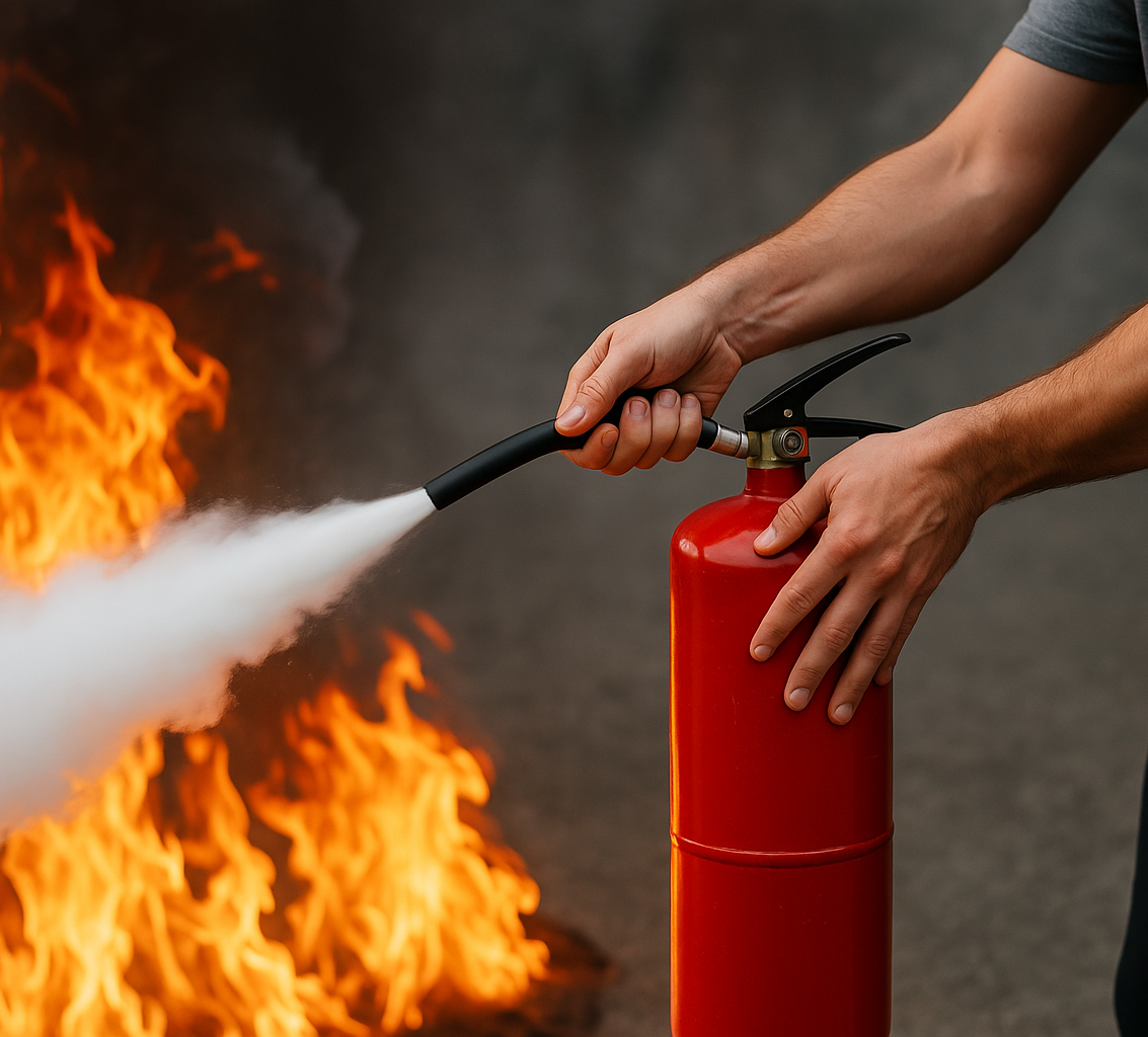 apaga fuego con extintores firetex granada