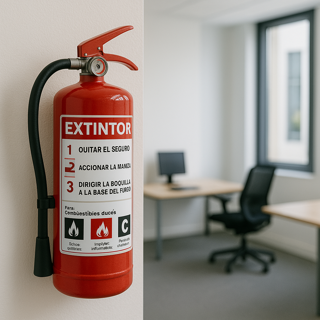 extintores de oficinas en Málaga